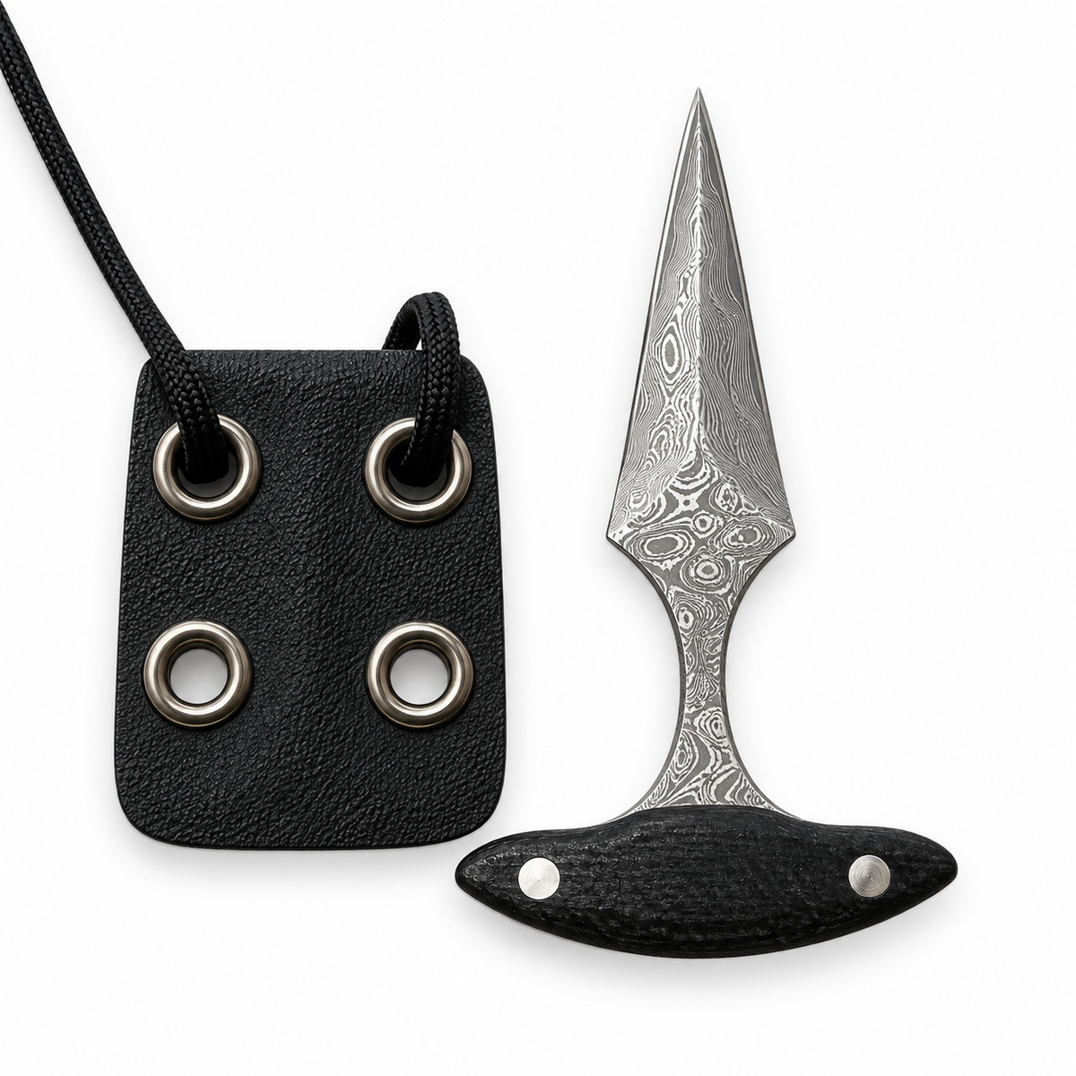 Neck Push Dagger