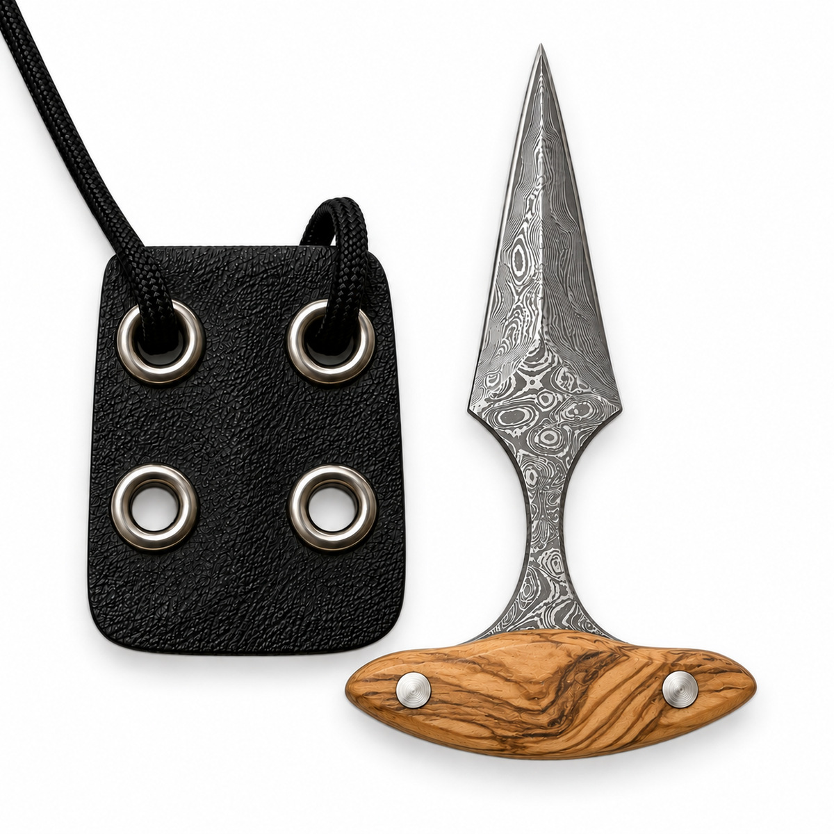 Neck Push Dagger
